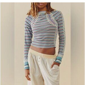 Free People Sunny Day Long Cuff Crochet Size Medium